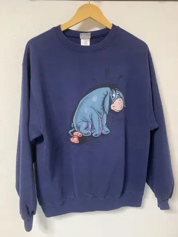 Disney vintage 이요르 트레이닝복 네이비 곰돌이 푸