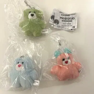모조조조 봉제 인형 마스코트 3종 세트