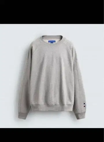 Champion x ZARA 패치 쿨넥 맨투맨