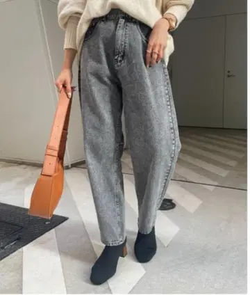 Thevon 커브 데님 팬츠