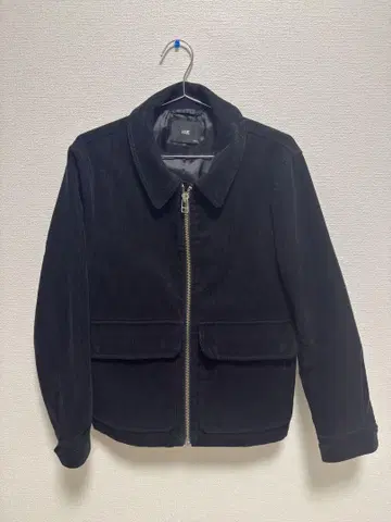 HARE 코듀로이 지퍼 블루종 블랙 S