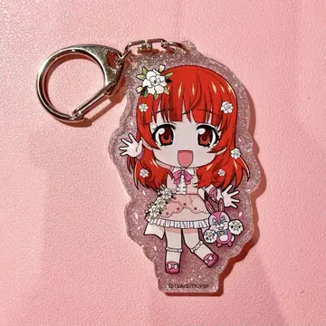 프리티 시리즈 10주년 반짝반짝 아크릴 키링 하루네 아이라