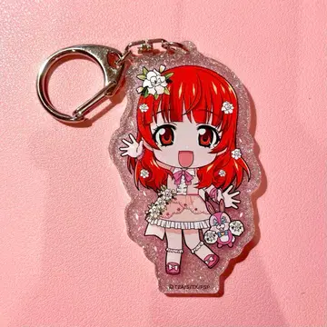 프리티 시리즈 10주년 반짝반짝 아크릴 키링 하루네 아이라