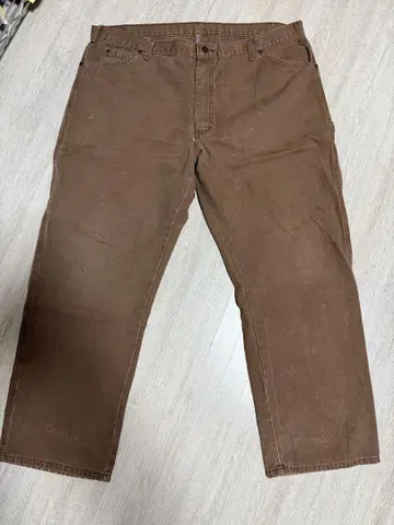 Dickies 브라운 페인터 팬츠 빅 사이즈