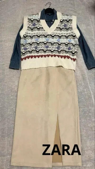ZARA 니트&스커트 세트