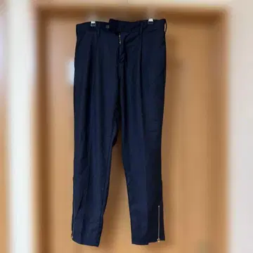 네이비 지퍼 팬츠