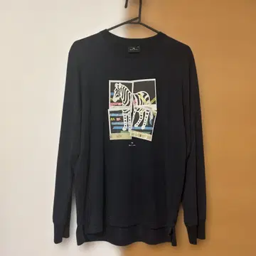 Paul Smith 제브라 프린트 긴팔 티셔츠 M