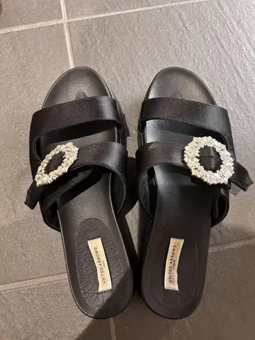 united arrows 비쥬 블랙 샌들
