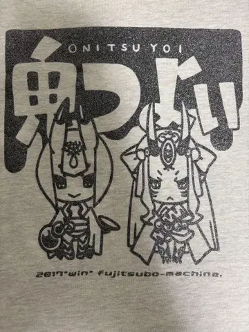 FGO 슈텐도지 이바라키도지 귀여운 래글런 T셔츠