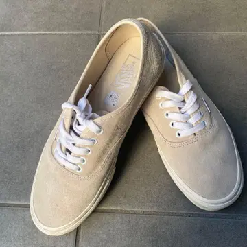 새상품급 Vans 베이지 스웨이드 스니커즈
