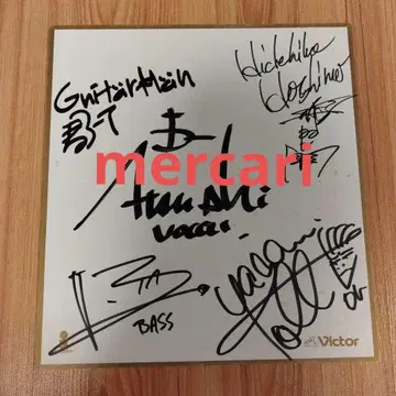 BUCK-TICK 친필 사인 Victor