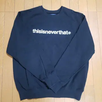 thisisneverthat 블랙 맨투맨 L