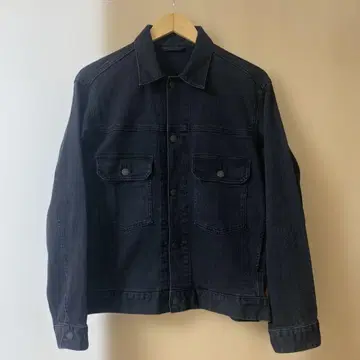 uniqlo black denim jacket 2nd type