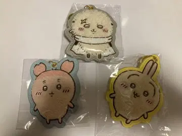 치이카와(먼작귀) 프라이스 사가 자수 키링 3종 세트