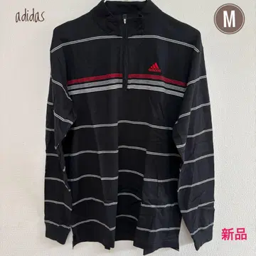 택 포함 새상품 [ adidas ] 모크넥 셔츠 골프웨어 블랙 M