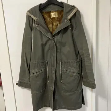 Spick&Span Noble 올리브색 코튼 모즈 코트