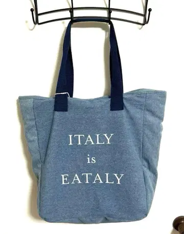 이탈리 EATALY 토트백 캔버스 택 포함 새상품 남녀 공용
