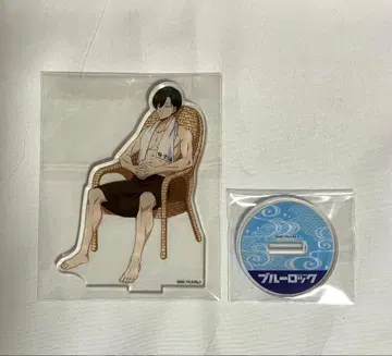 이토시 린 블루 록 아크릴 스탠드 극락탕