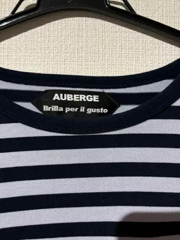 AUBERGE / 보더 상의 LAVENDERxNVY