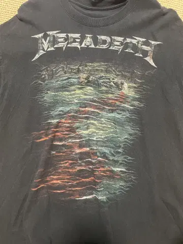 MEGADETH 밴드 T셔츠 블랙