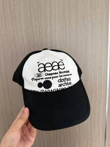 aeae 야구 모자 로고 자수