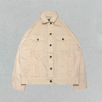 00's HK WORKS LONDON 데님 자켓 M 화이트