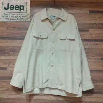 레어 Jeep 지프 옷깃 코듀로이 W 포켓 셔츠 자켓