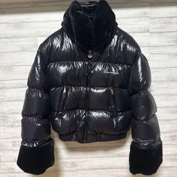 CHIARA FERRAGNI 블랙 다운 자켓 숏 기장 XS