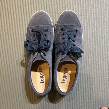 Legero 그레이 스웨이드 스니커즈