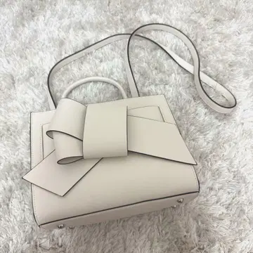 FRAY I.D 리본 미들 백 화이트