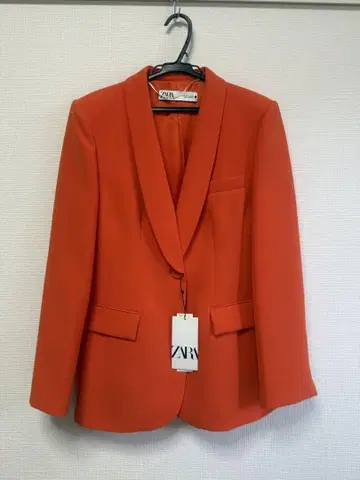 ZARA 테일러드 자켓 오렌지
