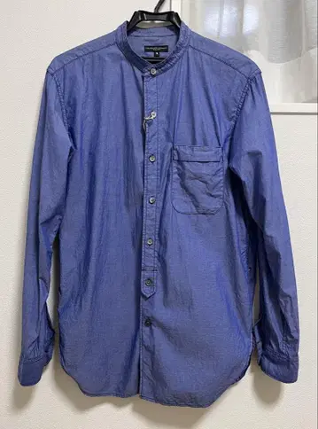 새상품급 ENGINEERED GARMENTS 밴드 카라 데님 셔츠 S