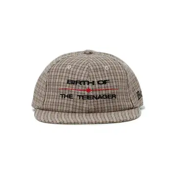 BOTT 보트 새상품 logo 캡 CAP plaid beige
