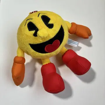 미사용품 Pac-Man 팩맨 마스코트 봉제 인형 마스코트