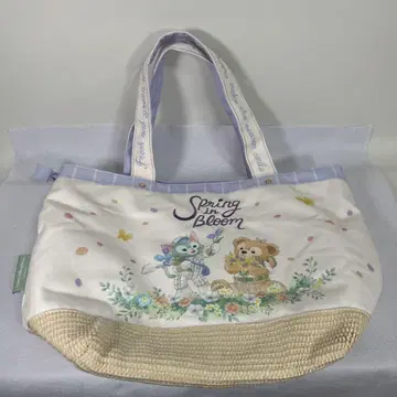 더피 토트백 도쿄디즈니씨 스프링 인 블루