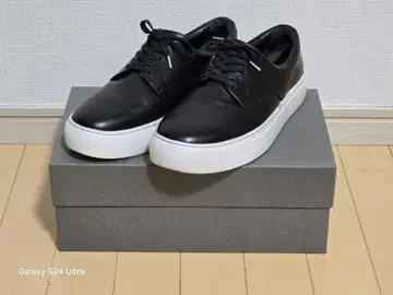 WH 더블 에이치 가죽 스니커즈