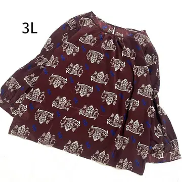 새상품급 펠리시모 시럽 무민 긴팔 블라우스 3L 빅 사이즈
