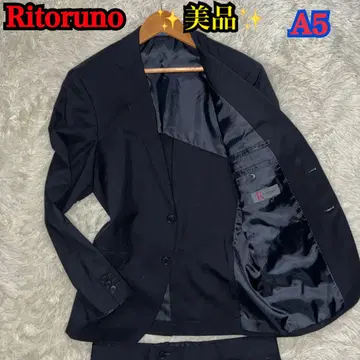 새상품급 Ritoruno 비즈니스 정장 네이비 A5