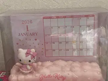 탁상 달력 스케줄 사진 액자 산리오 키티 구름 엔젤 천사