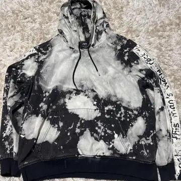 ZARA 후드티 데미지 가공