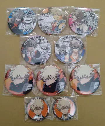 히로아카 바쿠고 카츠키 바쿠고 캔뱃지 묶음 판매 한정판 익명 배송