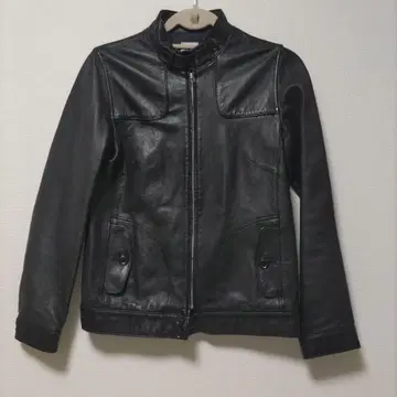 HERHIS 라무 가죽 레더 자켓 블랙 검정 38 사이즈 M 사이즈 상당