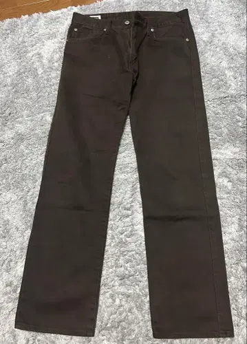 [EDWIN] 다크 브라운 스트레이트 데님 W31 vintage