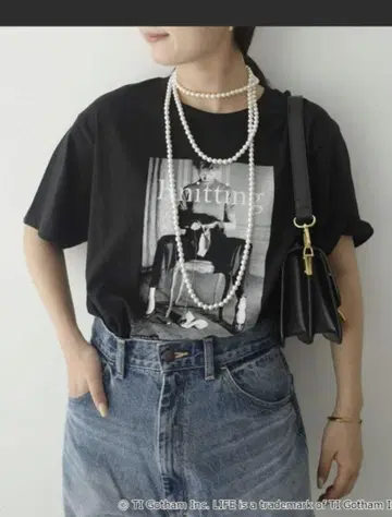 가을 컬러 그래픽 T셔츠