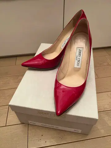 지미추 빨간색 하이힐 36