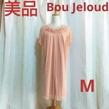새상품급 부즈루드 핑크 플라워 모티브 반팔 무릎 기장 원피스 결혼식