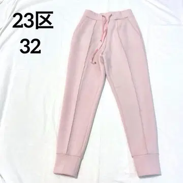 23구 조거 팬츠 롱 바지 핑크 32 S 여성용