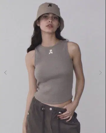Rest&Recreation 베이지 버킷햇