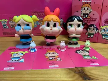 크라이 베이비 파워퍼프걸스 피규어 3체 세트