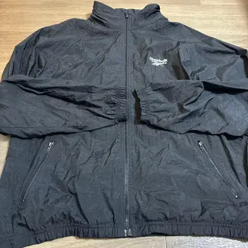 Reebok 리복 나일론 자켓 자수 블랙 L